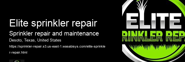 Elite sprinkler repair
