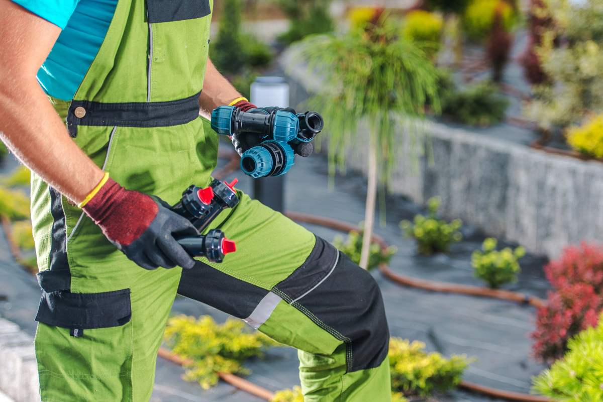 Sprinkler line repair